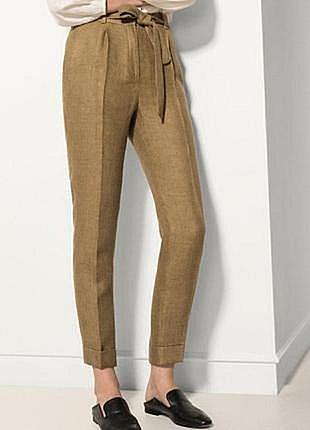 Льняні штани massimo dutti
