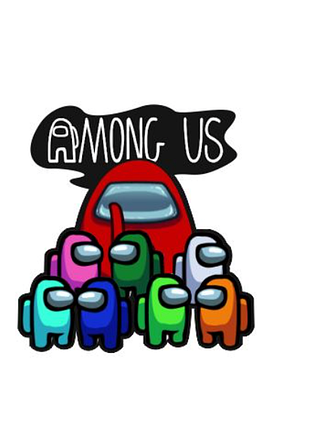 Термоапликация among us.