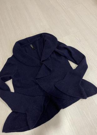 Кардиган кофта светр шерстяний накидка з ідеальним складом9 фото