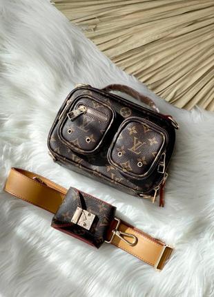 🖤🖤🖤сумка в стиле louis vuitton dark beige1 фото