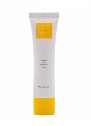 Bellflower niacinamide cream for blemish care крем с ниацинамидом от несовершенств кожи 30мл.2 фото