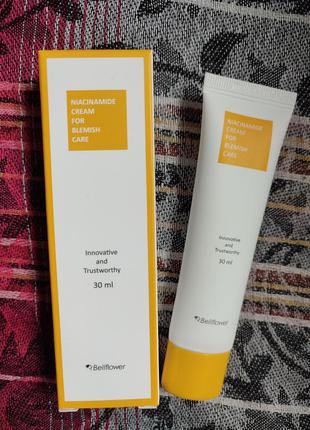 Bellflower niacinamide cream for blemish care крем с ниацинамидом от несовершенств кожи 30мл.3 фото