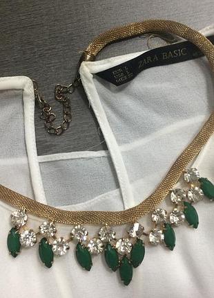Блуза белые zara 2