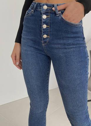 Жіночі джинси скінни висока посадка американки слім5 фото