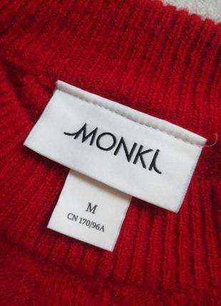 Суперовый теплый яркий свитер оверсайз monki.6 фото
