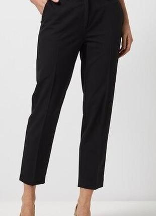 Шикарные стильные  укороченные черные брюки dorothy perkins2 фото