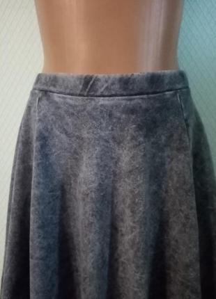 Красивая трикотажная юбка topshop2 фото