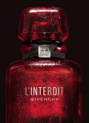 Givenchy l'interdit rouge отливант духів,парфуми на розпивши5 фото