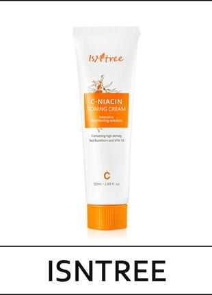 Тонизирующий и осветляющий крем isntree c-niacin toning cream