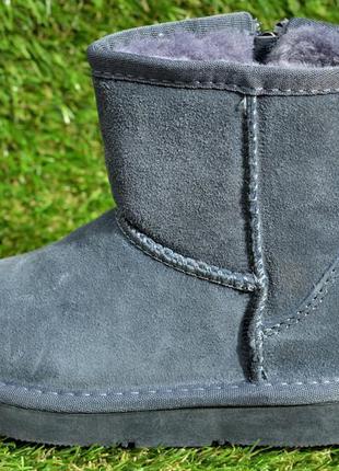 Детские зимние ugg australia grey itts угги серые р27 16.7 см