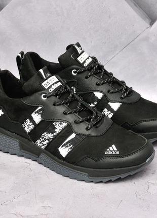 Adidas zx кожаные кроссовки .5 фото