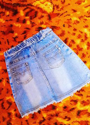 Стильная джинсовая юбочка2 фото