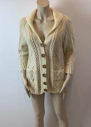 Шерстяной кардиган на пуговицах