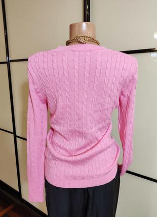 Rossler selection вовняний светр з фактурної в'язкої "в кіску "4 фото
