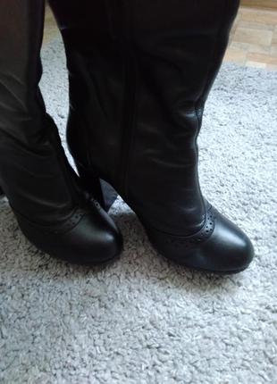 Качественные кожаные сапоги 😎