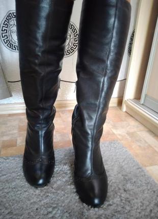 Качественные кожаные сапоги 😎