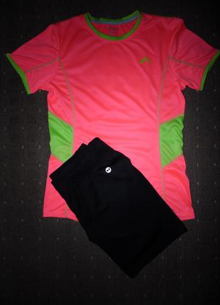 Спортивный качественный комплект шорты и футболка размер 44-46