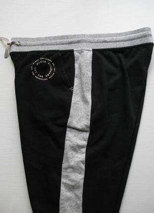 Джоггеры на флисе спортивные штаны на манжетах f&f side stripe joggers для невысоких5 фото