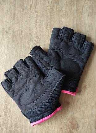 Женский спортивные перчатки без пальцев , m-l4 фото