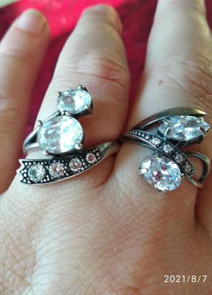 Кольцо серебрянное размер 20