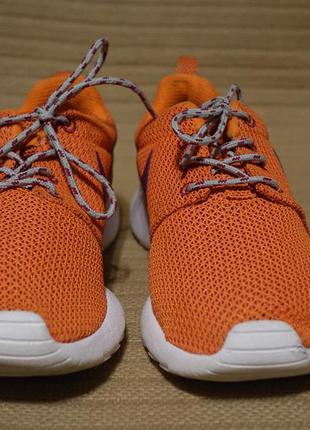 Ярко оранжевые кроссовки nike wmns roshe run 511882-801 37 1/2 р. 24 см.2 фото