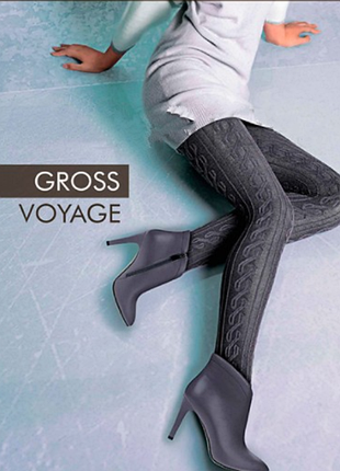 Колготки тёплые с узором  giulia gross voyage