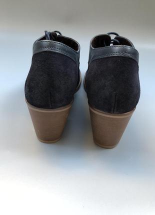 White stuff ботинки дерби броги демисезонные туфли на шнуровке на блочном каблуке rundholz owens3 фото