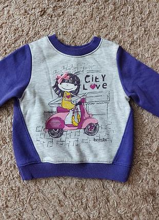 Світшот на байочці, джемперна флісі кофта, реглан