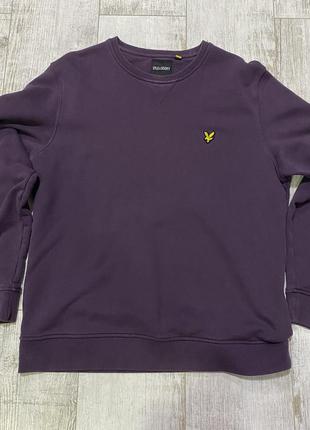 Фіолетовий світшот lyle scott, стан дуже добрий
