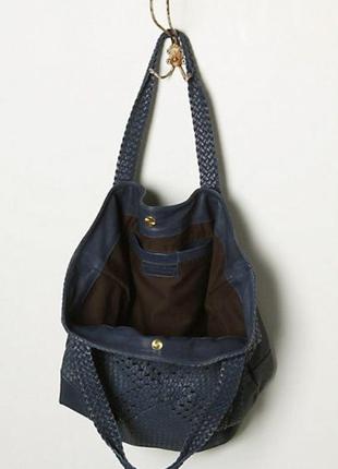 Кожаная сумка большая luxury bag claramonte франция2 фото