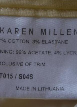 Шикарное брендовое коттоновое платье karen millen6 фото