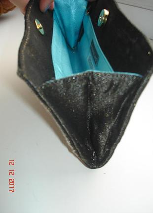 Клатч блёстки  river island 2
