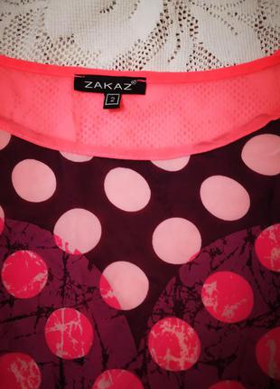 Розовая кофта в горошек, футболка с сердцем,  блуза фирмы zakaz4 фото