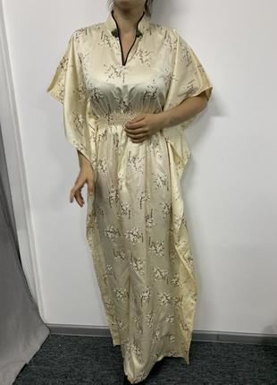 Винтажное платье кимоно