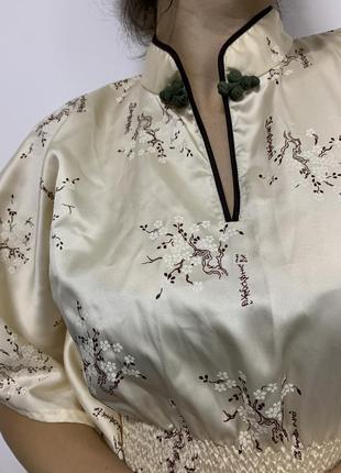 Винтажное платье кимоно5 фото