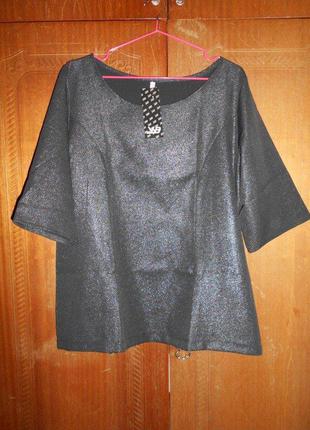 Блуза люрекс, р. 563 фото