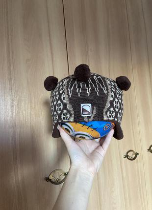 Шапка ушанка на мальчика hunsky