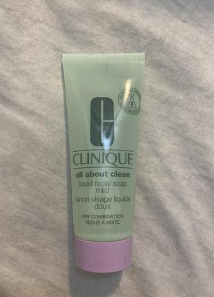 Гель демакияж умывалка clinique оригинал 75мл для сухой и комбинированной кожи