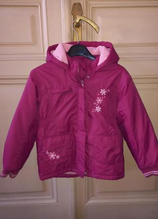 Теплая куртка mothercare на девочку  9-10 лет2 фото