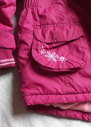 Теплая куртка mothercare на девочку  9-10 лет6 фото