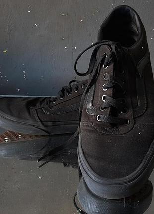 Кеди vans чорні 5