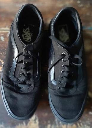 Кеди vans чорні 7