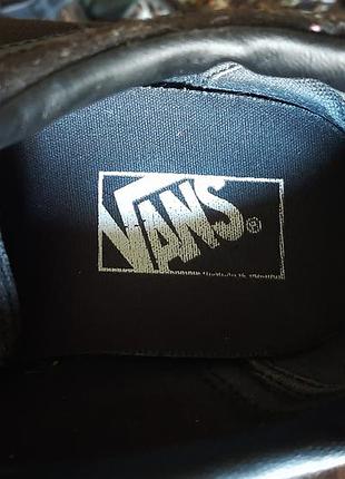 Кеди vans чорні 8