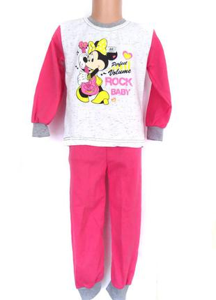 Детская пижама с начесом на девочку 6-7 лет