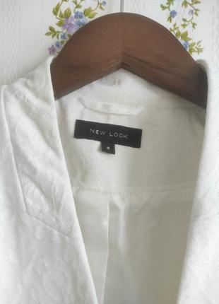 Укороченный  белый жакет пиджак болеро2 фото