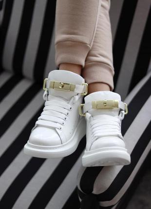 Кросівки sneakers high white2 фото