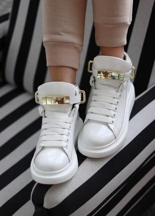 Кросівки sneakers high white3 фото