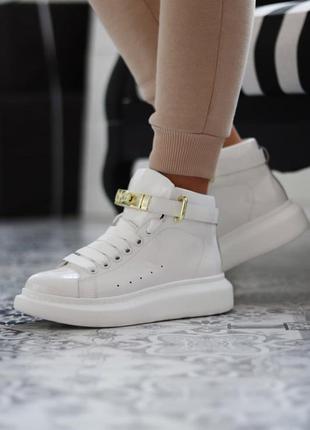 Кросівки sneakers high white6 фото