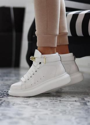 Кросівки sneakers high white7 фото