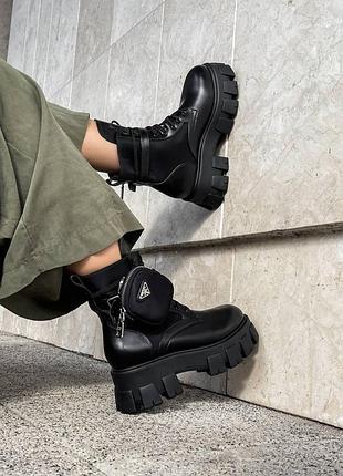 Черевики leather boots nylon pouch 2
